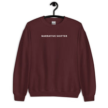 Load image into Gallery viewer, Narrative Shifter Sweatshirt White Print (2024 Collection)