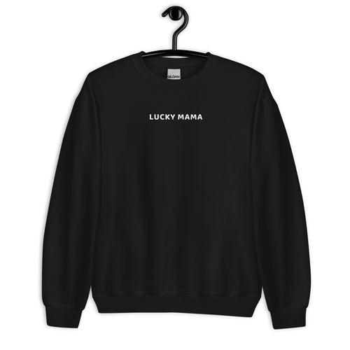 Lucky Mama Sweatshirt White Print (2024 Collection)