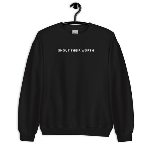 Shout Their Worth White Print (2024 Collection)