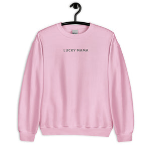 Lucky Mama Sweatshirt Gray Print (2024 Collection)