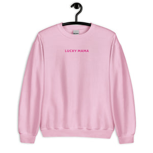 Lucky Mama Sweatshirt Pink Print (2024 Collection)