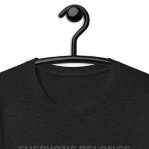 Everyone Belongs Adult Tee Gold Print (2024)