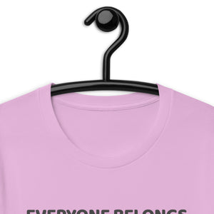 Everyone Belongs Adult Tee Gold Print (2024)