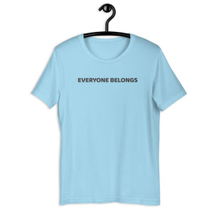 Everyone Belongs Adult Tee Gold Print (2024)