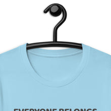 Load image into Gallery viewer, Everyone Belongs Adult Tee Gold Print (2024)