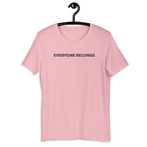 Everyone Belongs Adult Tee Gold Print (2024)