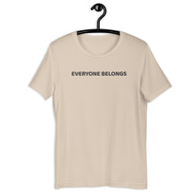 Load image into Gallery viewer, Everyone Belongs Adult Tee Gold Print (2024)