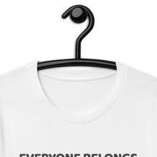 Load image into Gallery viewer, Everyone Belongs Adult Tee Gold Print (2024)