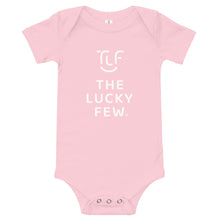 Load image into Gallery viewer, The Lucky Few Logo, Baby Onesie | Colors