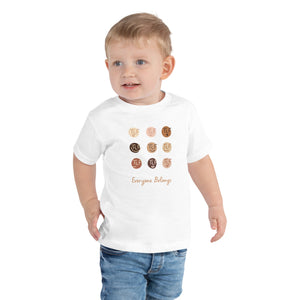 Everyone Belongs (Faces), Toddler Tee