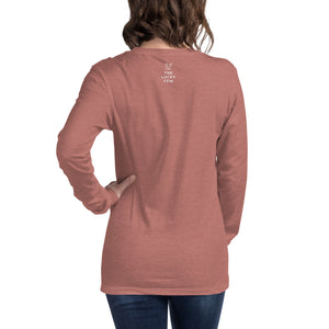 Three Arrows Christmas Tree, Adult Long Sleeve Tee | Dark Colors