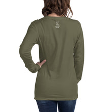 Load image into Gallery viewer, Three Arrows Christmas Tree, Adult Long Sleeve Tee | Dark Colors