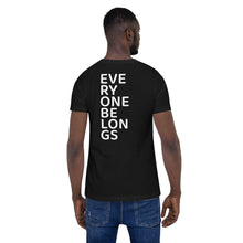 Load image into Gallery viewer, Everyone Belongs (Stacked), Adult Tee | Dark Colors