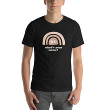 Load image into Gallery viewer, &quot;Hi! What&#39;s Your Name?&quot; Adult Tee (Pink Design) | Colors