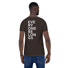 Load image into Gallery viewer, Everyone Belongs (Stacked), Adult Tee | Dark Colors