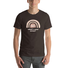 Load image into Gallery viewer, &quot;Hi! What&#39;s Your Name?&quot; Adult Tee (Pink Design) | Colors