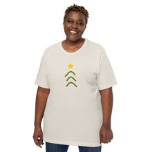Load image into Gallery viewer, Three Arrows Christmas Tree, Adult Tee | Light Colors
