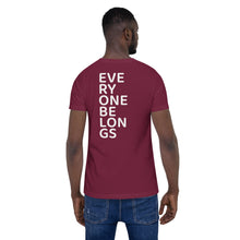 Load image into Gallery viewer, Everyone Belongs (Stacked), Adult Tee | Dark Colors