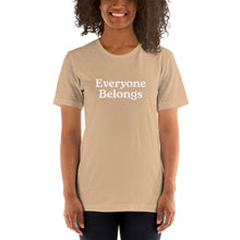 Load image into Gallery viewer, Everyone Belongs, Adult Tee | Dark Colors