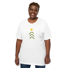 Load image into Gallery viewer, Three Arrows Christmas Tree, Adult Tee | Light Colors