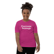 Load image into Gallery viewer, Everyone Belongs, Youth Tee | Dark Colors