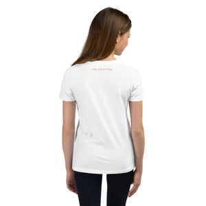 "Hi! What's Your Name?" Youth Tee (Pink Design) | White