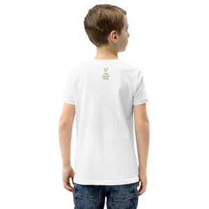 Three Arrows Christmas Tree, Youth Tee | White