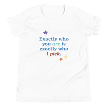 Load image into Gallery viewer, &quot;Exactly Who You Are&quot; Youth Tee | White